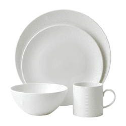 Image showing the Gio 16 Piece Dinnerware Set, White product.