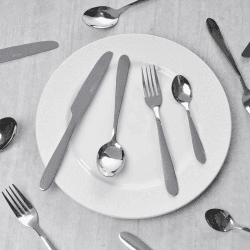 Image showing the Arch 24 Piece Cutlery Set, Stainless Steel product.