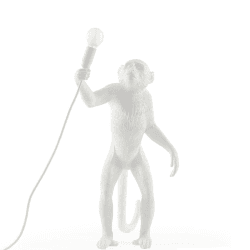 Image showing the Monkey - Standing Lamp, H54cm, resin product.