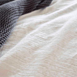 Image showing the Organic Retreat Duvet Set, Super King, White product.