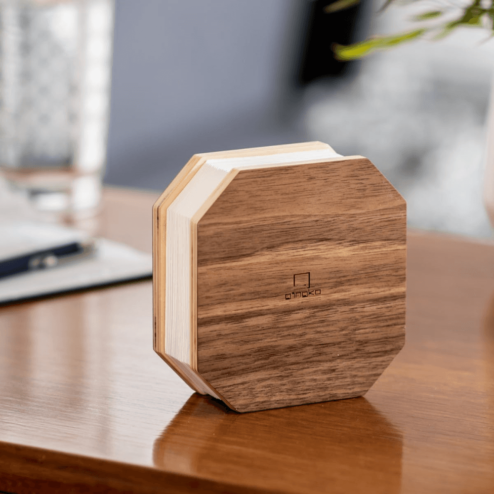 Smart Accordion Lamp, Walnut