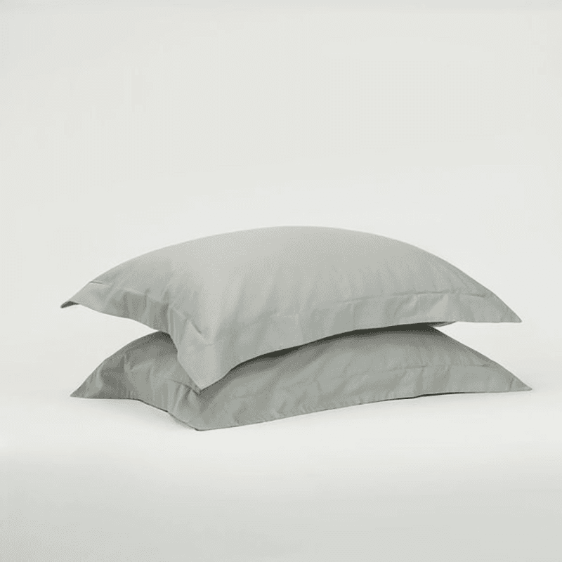 The Edged 300 Thread Count Border Pair of Pillowcases, Standard, Sage Green