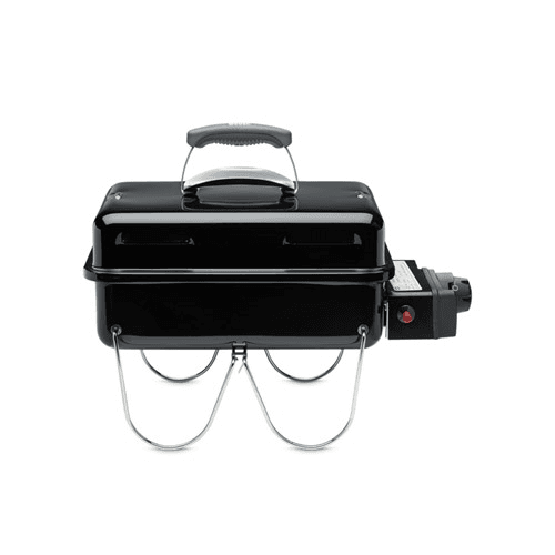 Go-Anywhere Portable gas barbecue, H37 x W53 x D31cm, Black