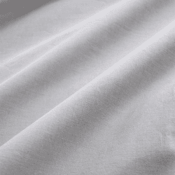 Image showing the Stornoway Chambray Duvet Set, Double, Silver product.