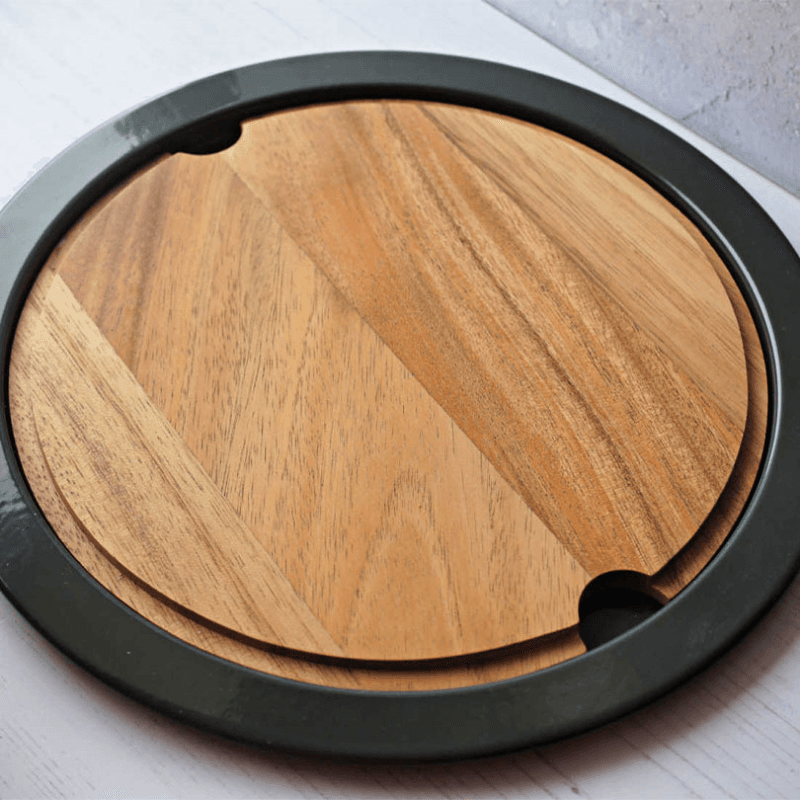 Cheese Cloche & Board, D29cm, Cream