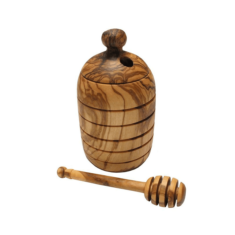 Honey Pot & Dipper, D14cm