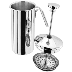 Image showing the 4 Cup Cafetiere, 500ml, Stainless Steel product.