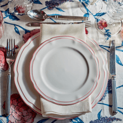 Image showing the Provence Set of 4 Dinner Plates, D26cm, Pink product.