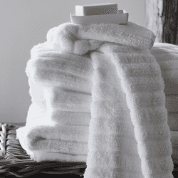 Image showing the Hydrocotton Bath towel, 70 x 125cm, White product.