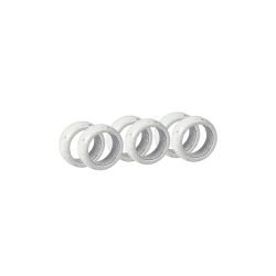 Image showing the Nordic Set of 6 Napkin Rings, D4.5cm, Sand product.