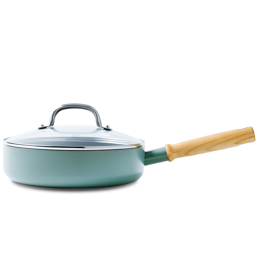 Mayflower Sautepan with lid, 24cm, Blue
