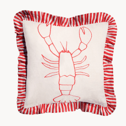 Image showing the Lobster Cushion Cover, 60 x 60cm, Red product.