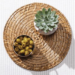 Image showing the Pair of placemats, 28cm, Bamboo product.