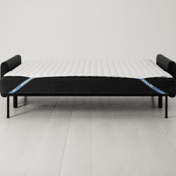 Image showing the Model 04 3 Seater Velvet Sofa, Charcoal product.