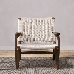 Image showing the Surat Woven Lounger, Natural product.