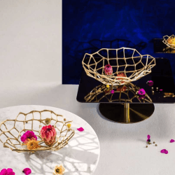 Image showing the Bone Bowl - Large; Brass product.