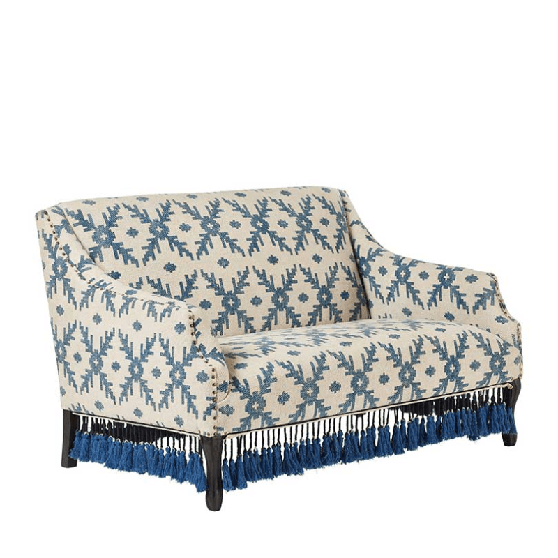Tarma Two Seater Sofa, H88 x W137cm, Lazaret Blue