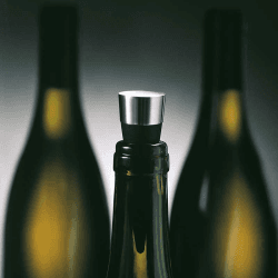 Image showing the Wine Stopper, Black/Steel product.