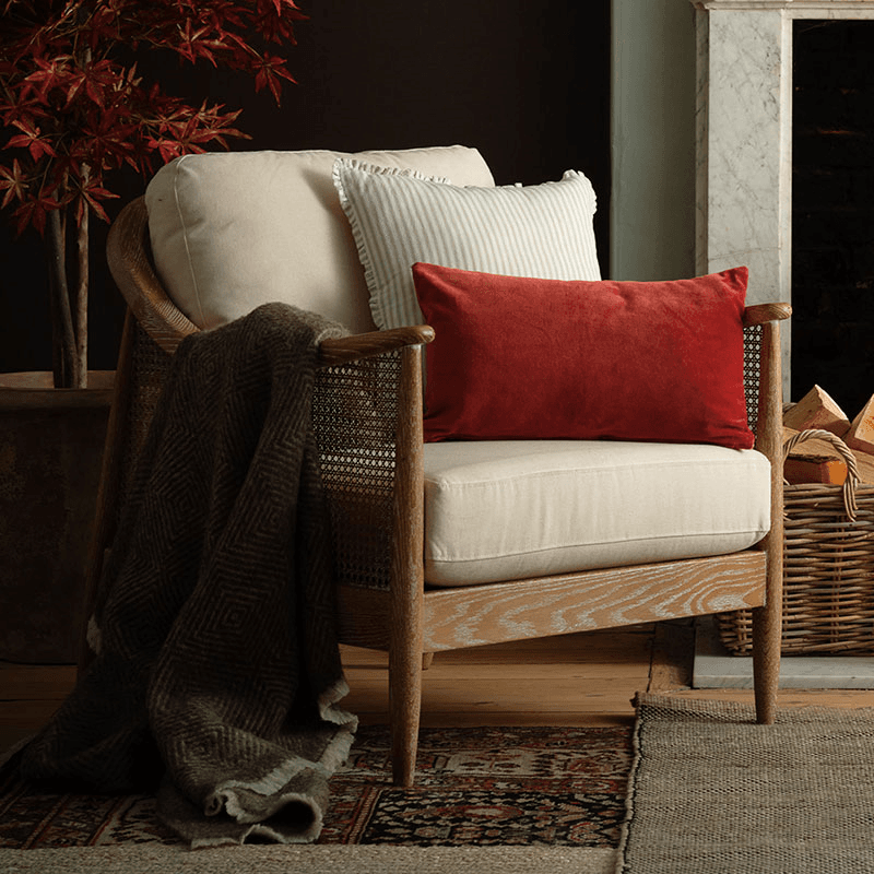 Templecombe Rattan Armchair, Oatmeal