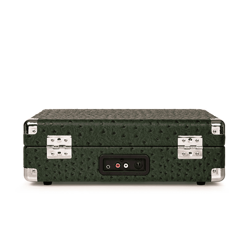 Cruiser Deluxe Plus Portable Turntable, Green Ostritch