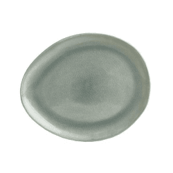 Image showing the Vie Naturelle Medium Plate, W19.5cm x D16.3cm, Soft Grey product.