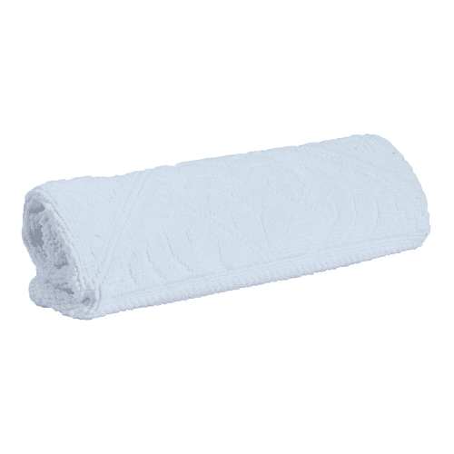 Enzo Bath mat, 54 x 110cm, Snow