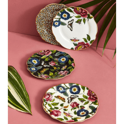 Image showing the Creatures of Curiosity Cake Plates Set of 4, Multi product.