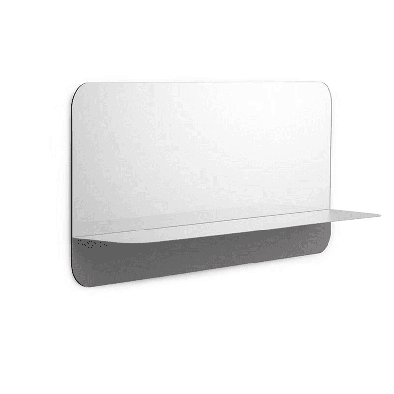 Horizon Mirror, H40 x D17cm, Grey