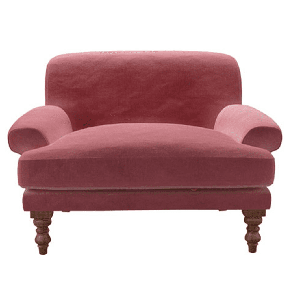 Saturday Love Seat, Rose