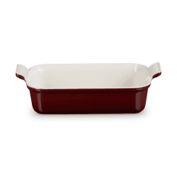 Image showing the Stoneware Heritage Rectangular Dish, 26cm, Garnet product.