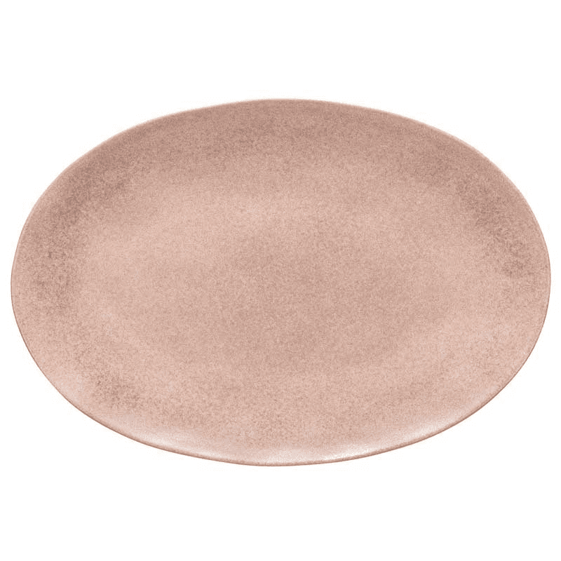 Livia Oval Platter, D45cm, Mauve Rose