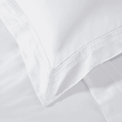 Image showing the Cavendish Super king size duvet cover, W260 x L220cm, White product.