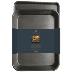 Image showing the Roast pan and oven tray, 34 x 26cm (roaster) - 39 x 27cm (tray) product.