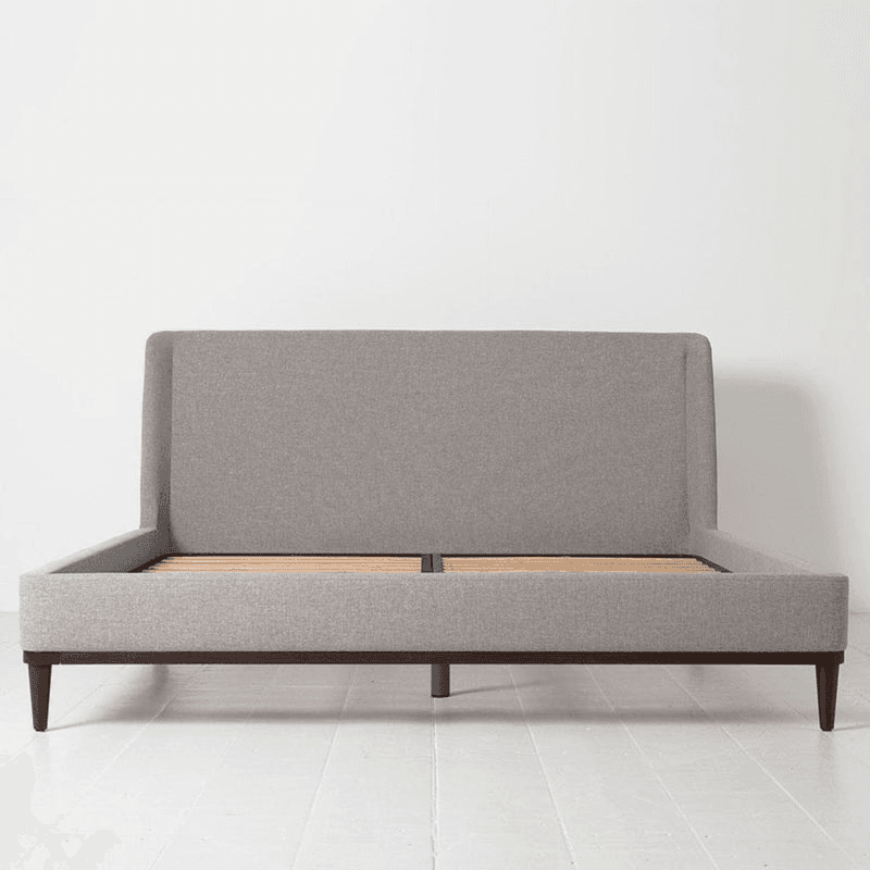 Bed 02 Linen Super King Size Frame, Natural