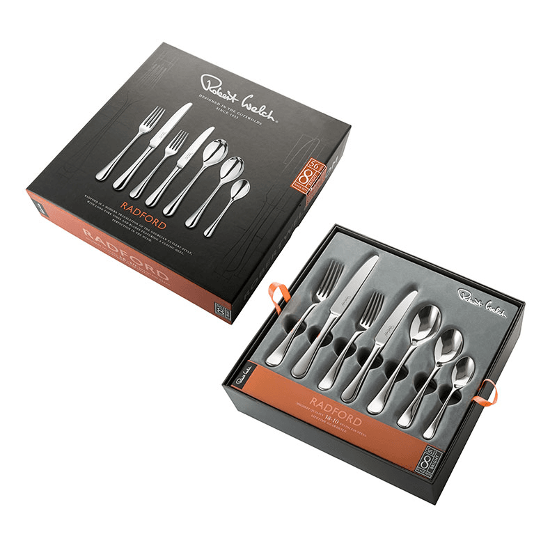 Radford 56 Piece Cutlery Set, Stainless Steel