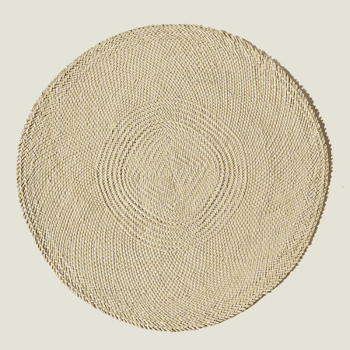 Image showing the Nariño Set of 2 Woven Placemats, D39cm, Natural product.