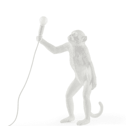 Image showing the Monkey - Standing Lamp, H54cm, resin product.