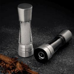 Image showing the Derwent Salt & Pepper Gift Set, Silver product.