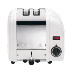 Image showing the Classic Vario 2 slot toaster, White product.
