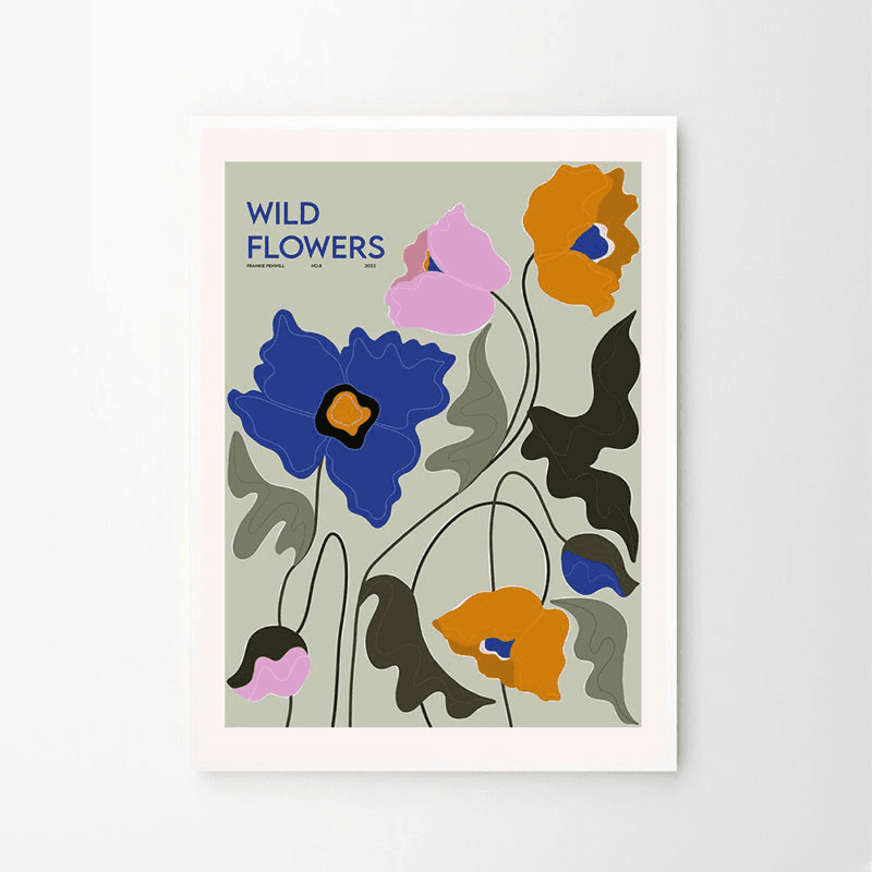Frankie Penwill Wild Flowers Print, 50 x 70cm