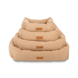 Image showing the Luxury Boucle Box Bed, 50 x 40cm, Desert Tan product.