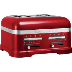 Image showing the Artisan 4 slot toaster, candy apple red product.