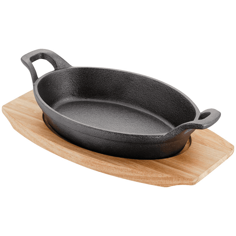 Sizzle & Serve Gratin Dish, 20cm, Black