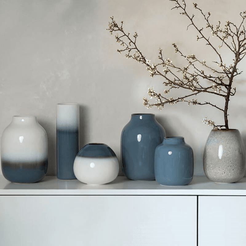 Lave Home Small Vase, H15.5cm, Blue