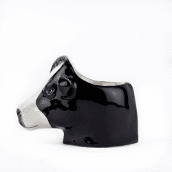 Image showing the Friesian Cow Egg Cup, H8cm, Black & White product.