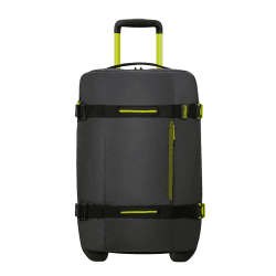 Image showing the Urban Track Duffle with Wheels, H55 x L35 x W20cm, Black product.