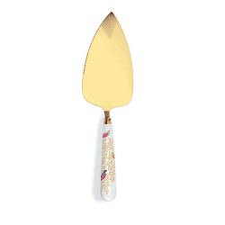 Image showing the Chelsea Collection Cake slice, 25cm, cream/gold product.