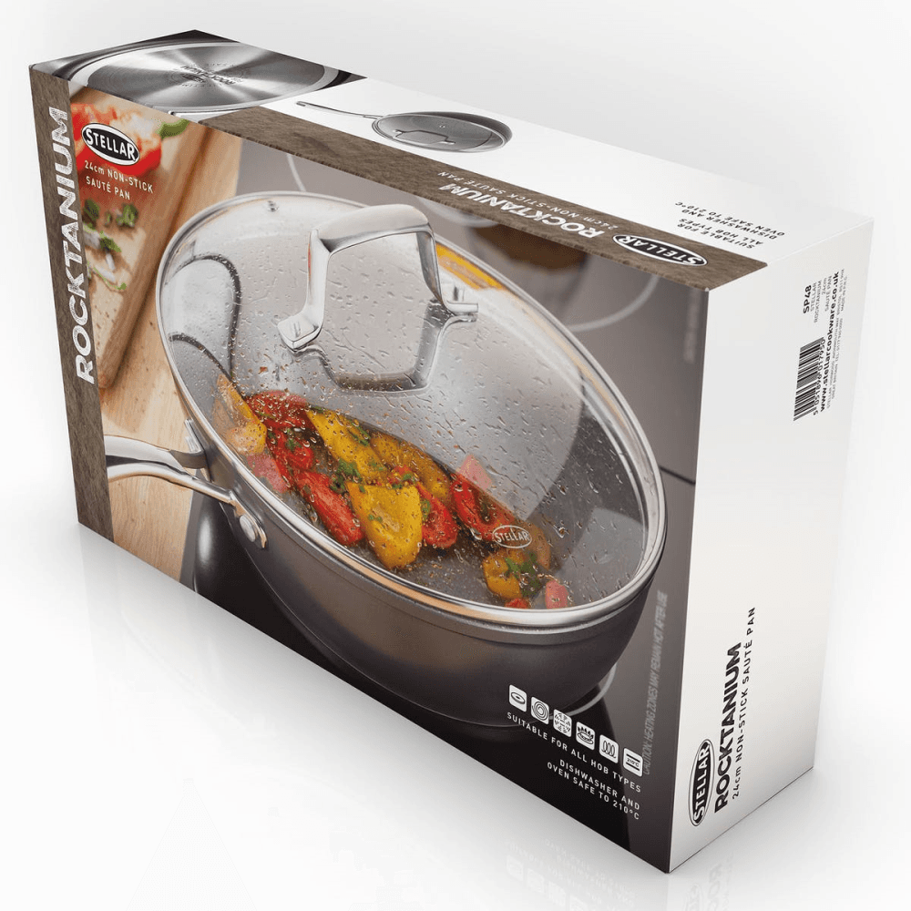Rocktanium Non-Stick saute pan, 24cm, Aluminium