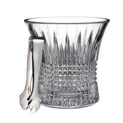 Image showing the Lismore Diamond Ice bucket with tongs product.
