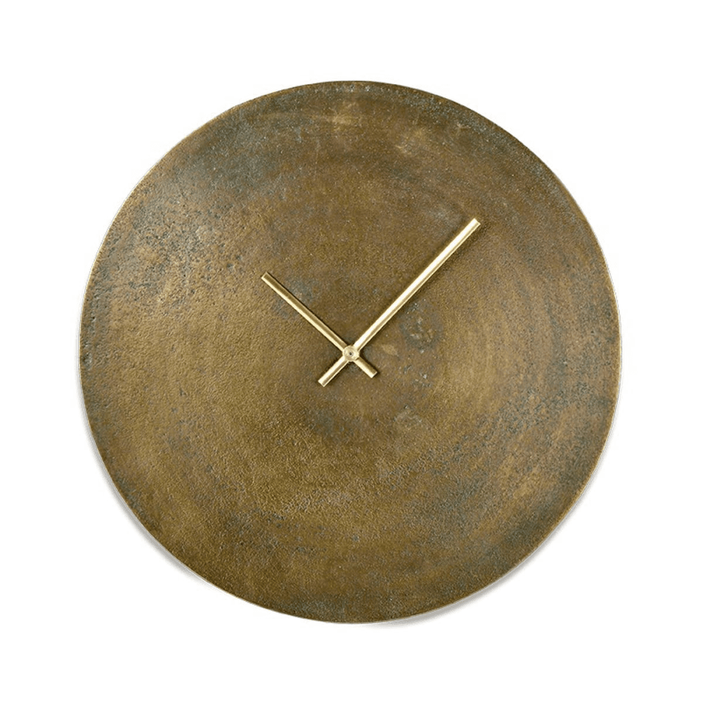 Okota Clock, Dia38cm, Antique Brass